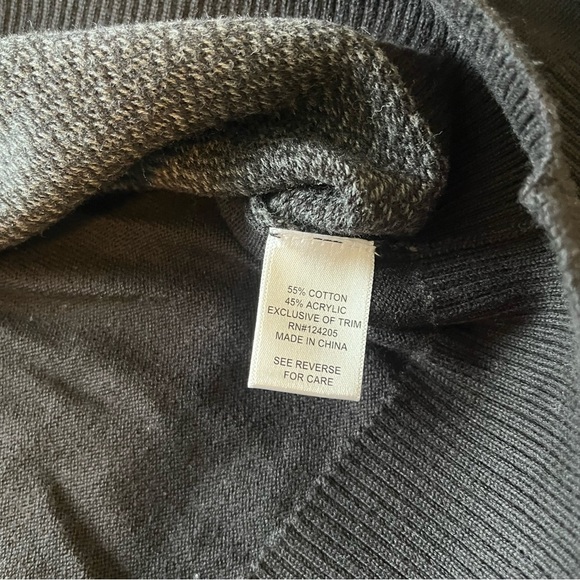 FX Fusion Men's Gray Long Sleeve Pullover Sweater Size M - Picture 10 of 12